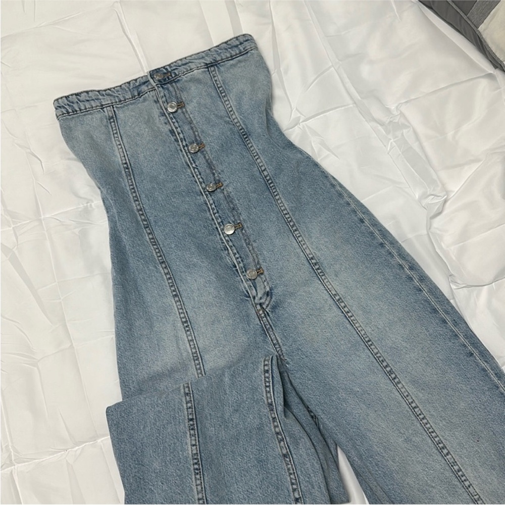 Zara Denim Jumpsuit NWOT